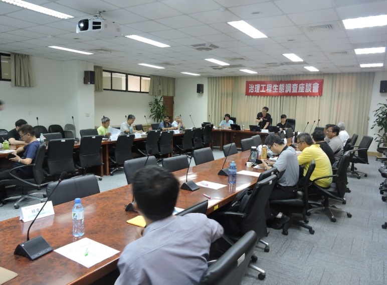 臺中分局定期舉辦治理工程生態調查座談會。(記者王炎輝翻攝)