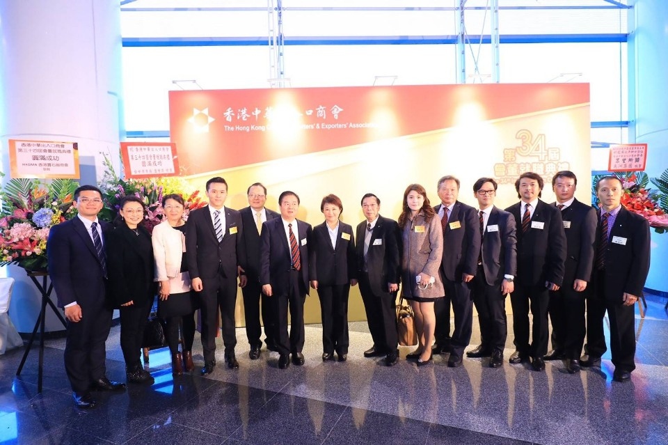 台中市長盧秀燕今年初赴香港參訪。(記者劉明福翻攝)