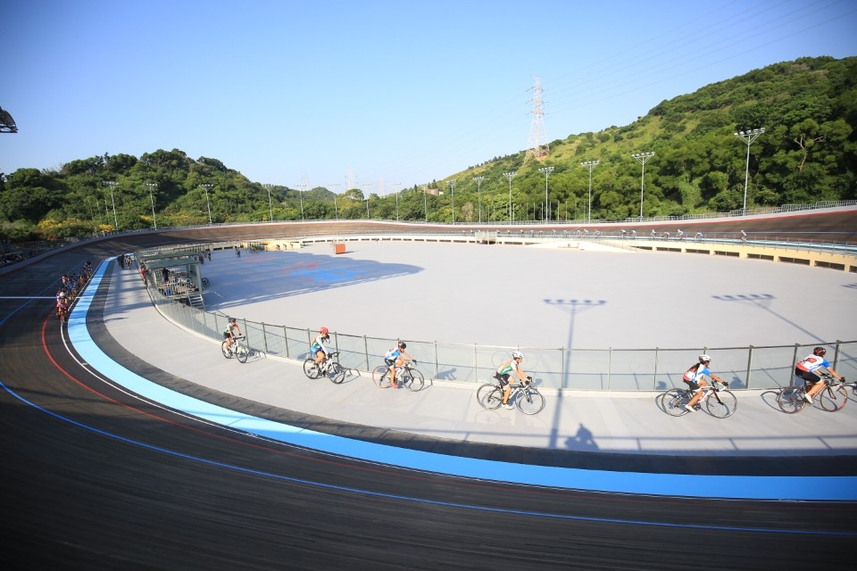 全國唯一uci認證木質賽道-中市清水自由車場換新裝。(記者陳信宏翻攝)