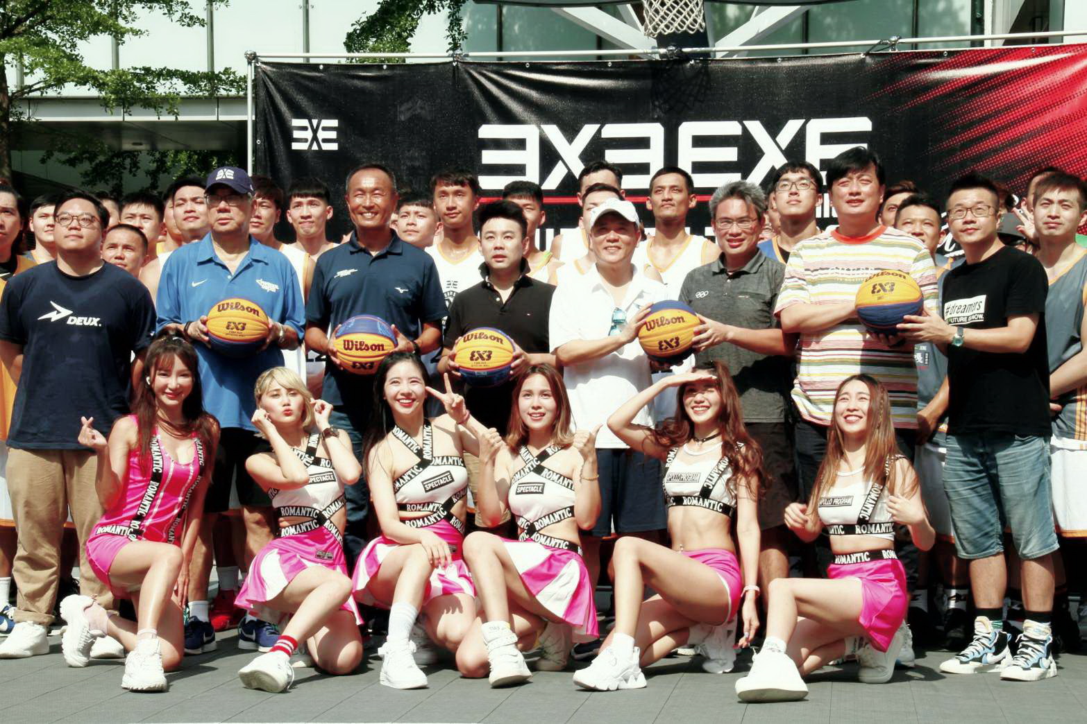 3X3.EXE籃球聯盟賽首戰 「台中隊」包辦冠亞軍。(記者林志強翻攝)