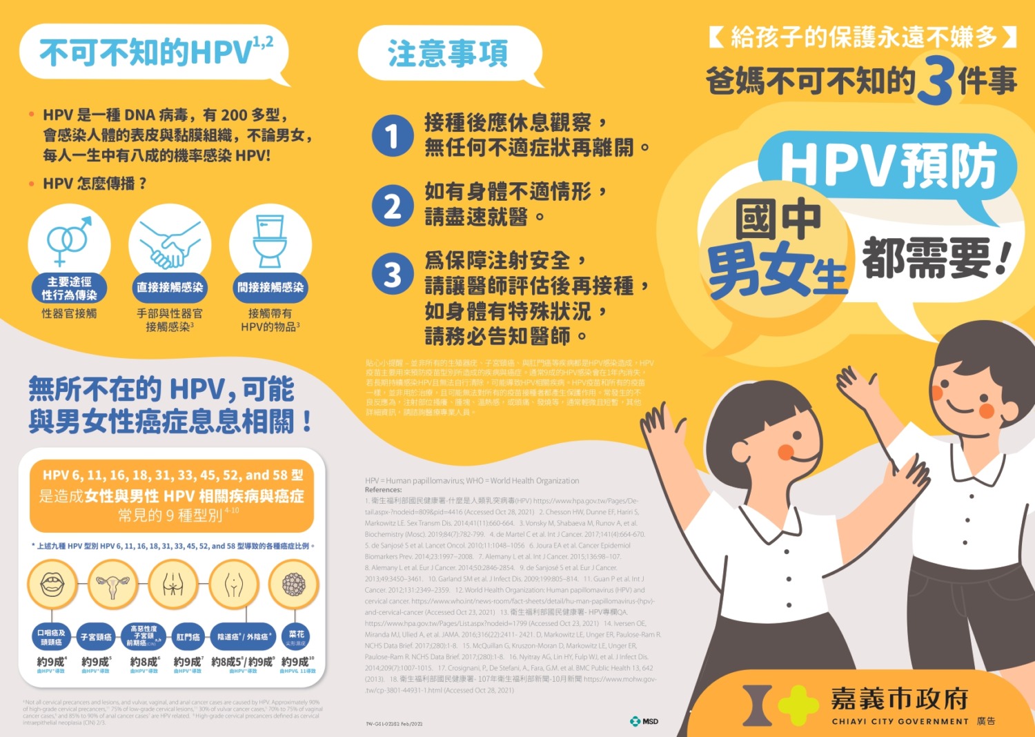 預防子宮頸癌疫苗　正確名稱是HPV人類乳突病毒疫苗