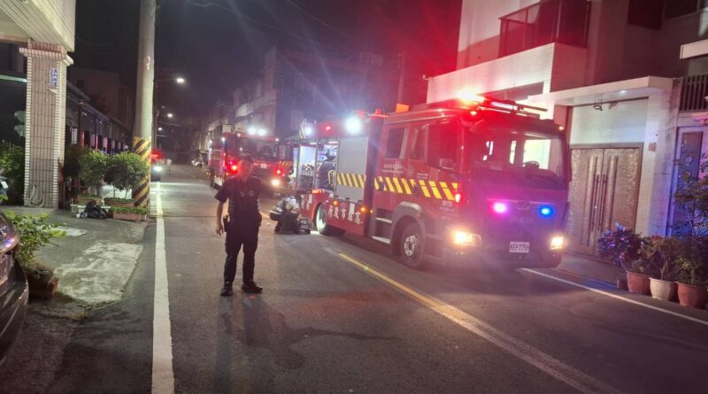 三合院突發火警釀悲劇   岡山警消聯手搶救
