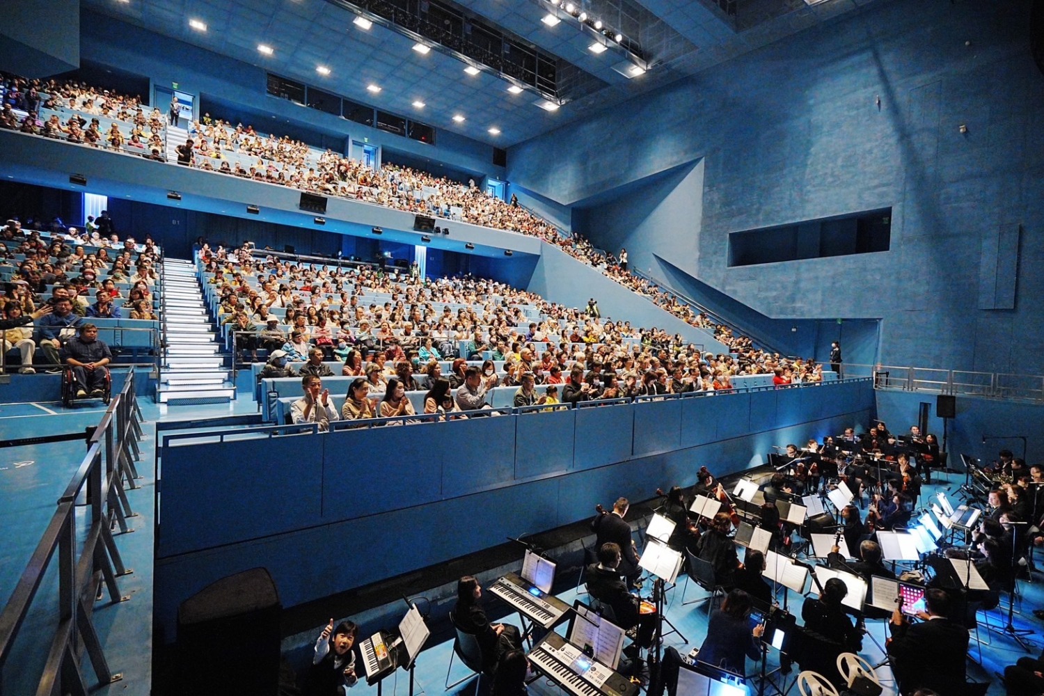 兩場音樂劇通通滿座,觀眾相當投入。圖/喜樂家族提供