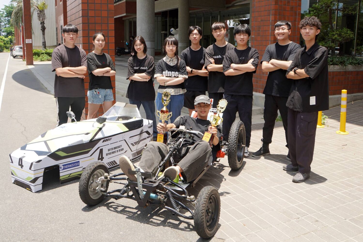 大葉大學「暴走地平線」車隊　勇奪全國環保節能車賽雙獎項