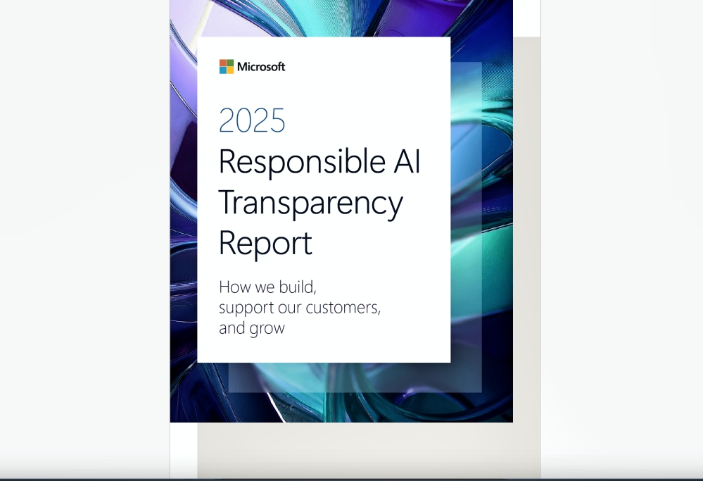 微軟發佈 2025年「負責任 AI 透明度報告」　深化客戶支持與共創成長
