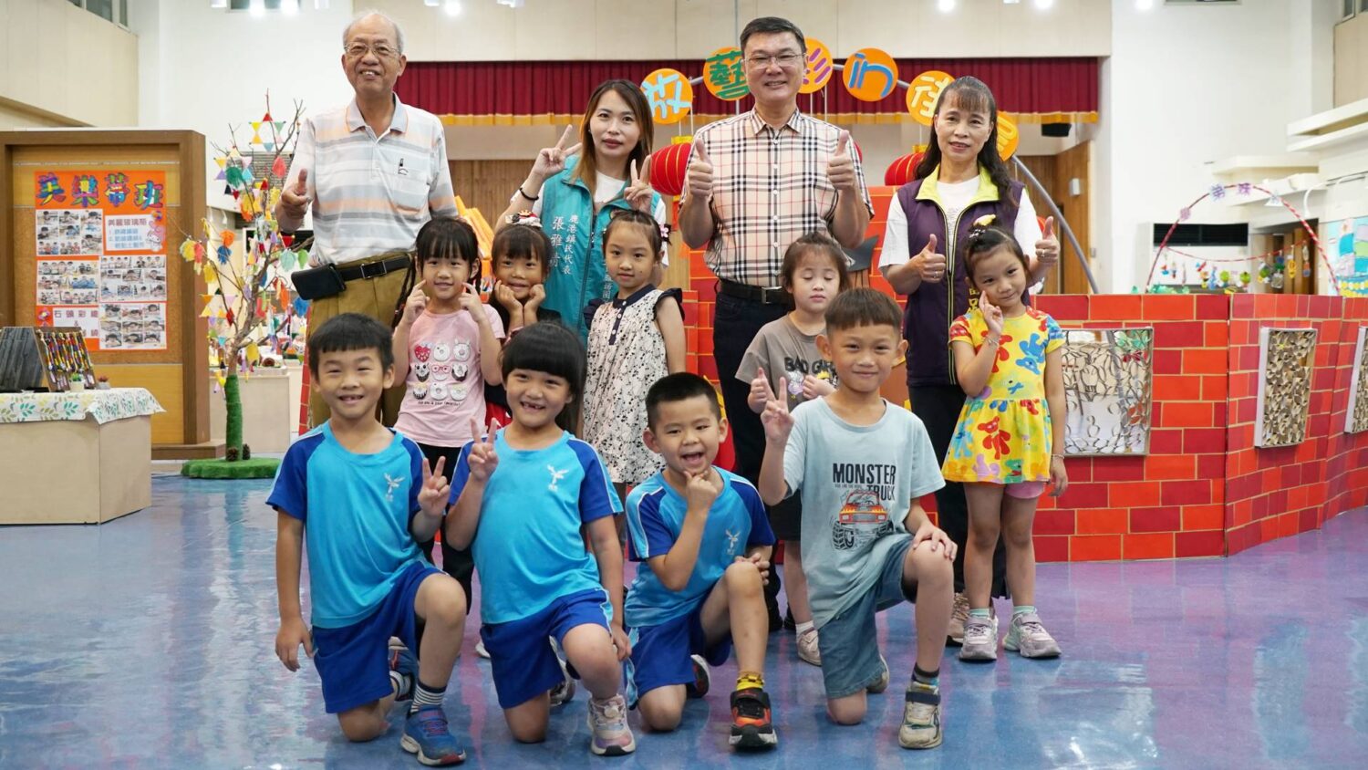 大放藝彩IN街尾　鹿港鎮立幼兒園畢業班聯合靜態成果展