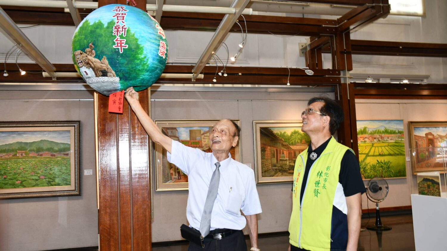 林俊寅繪畫創作展　彰化藝術館展出120幅精彩畫作