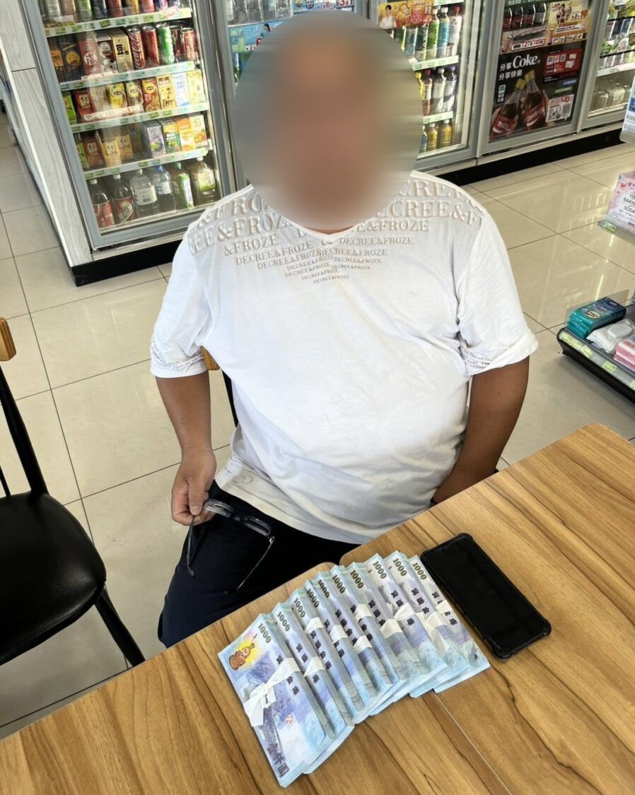 遭詐五次損失近九百萬元          男子配合警方逮車手送辦