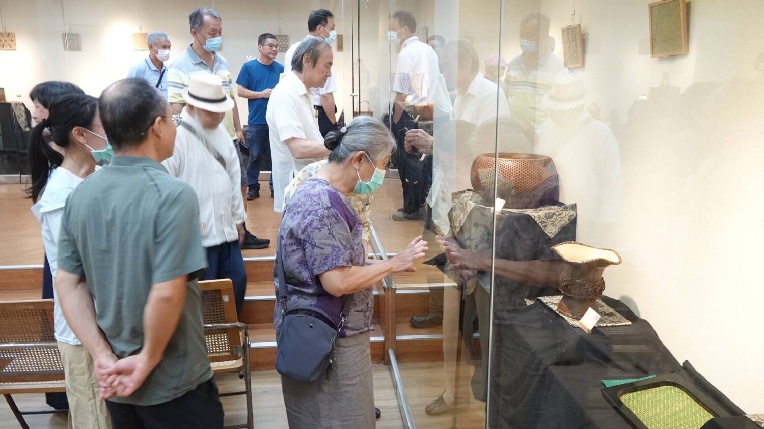 國寶藝師李榮烈師生聯展　彰化市圖展現竹漆工藝之美