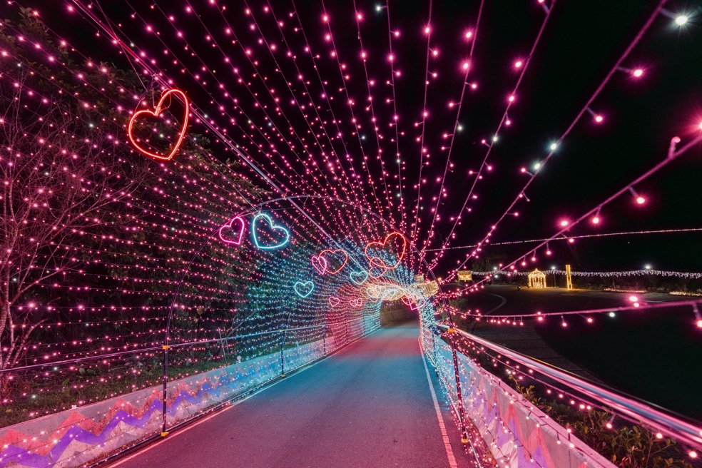 燈飾造型夢幻，歡迎民眾前來觀賞、打卡。圖/大同鄉公所提供