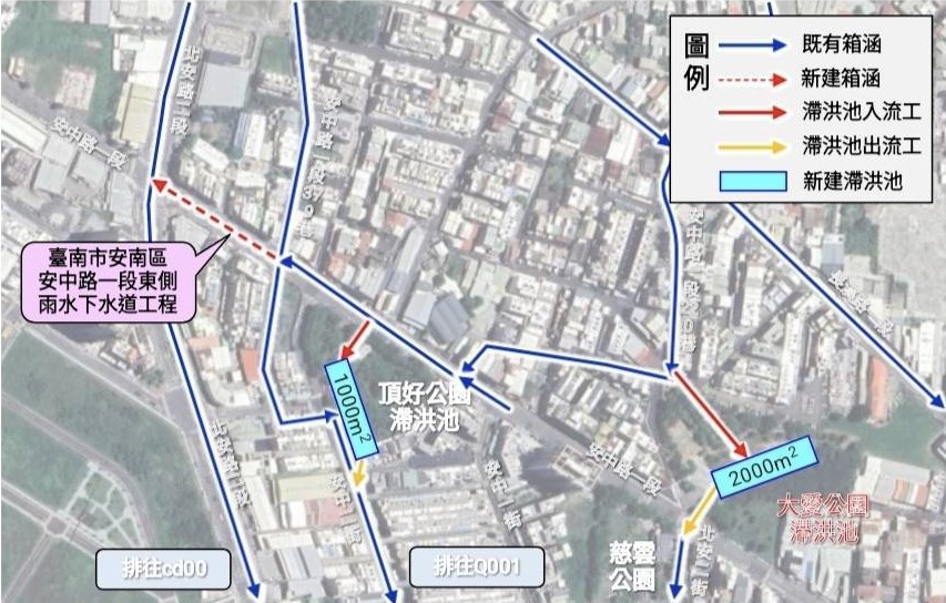 黃偉哲爭取2億3仟萬元改善安南區、永康區淹水情形