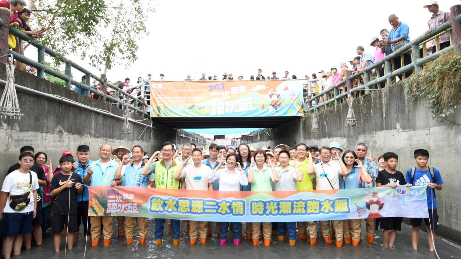 二水跑水節飲水思源不忘本 林先生廟及八堡圳水道熱鬧展開