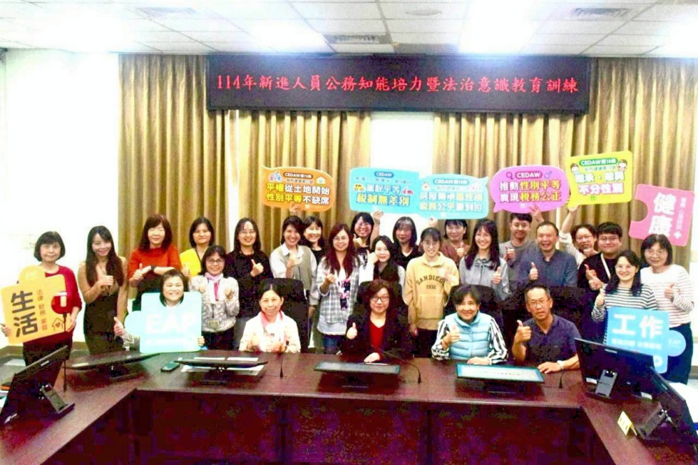 強化新進人員法治觀念　竹市稅務局辦理教育訓練結合法令宣導廉能