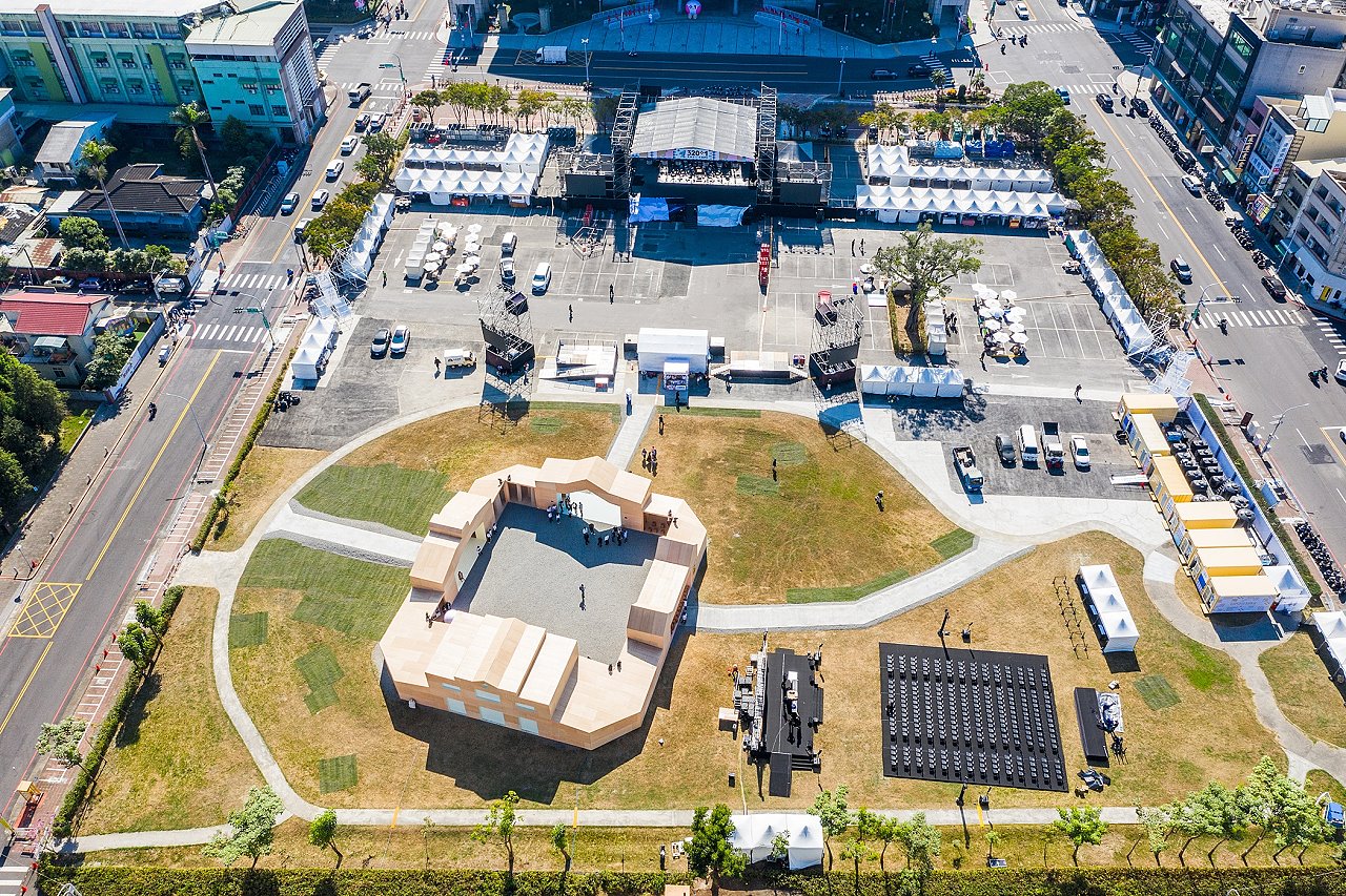 採全木構工法打造　嘉義市城市博覽會永續願景館亮相