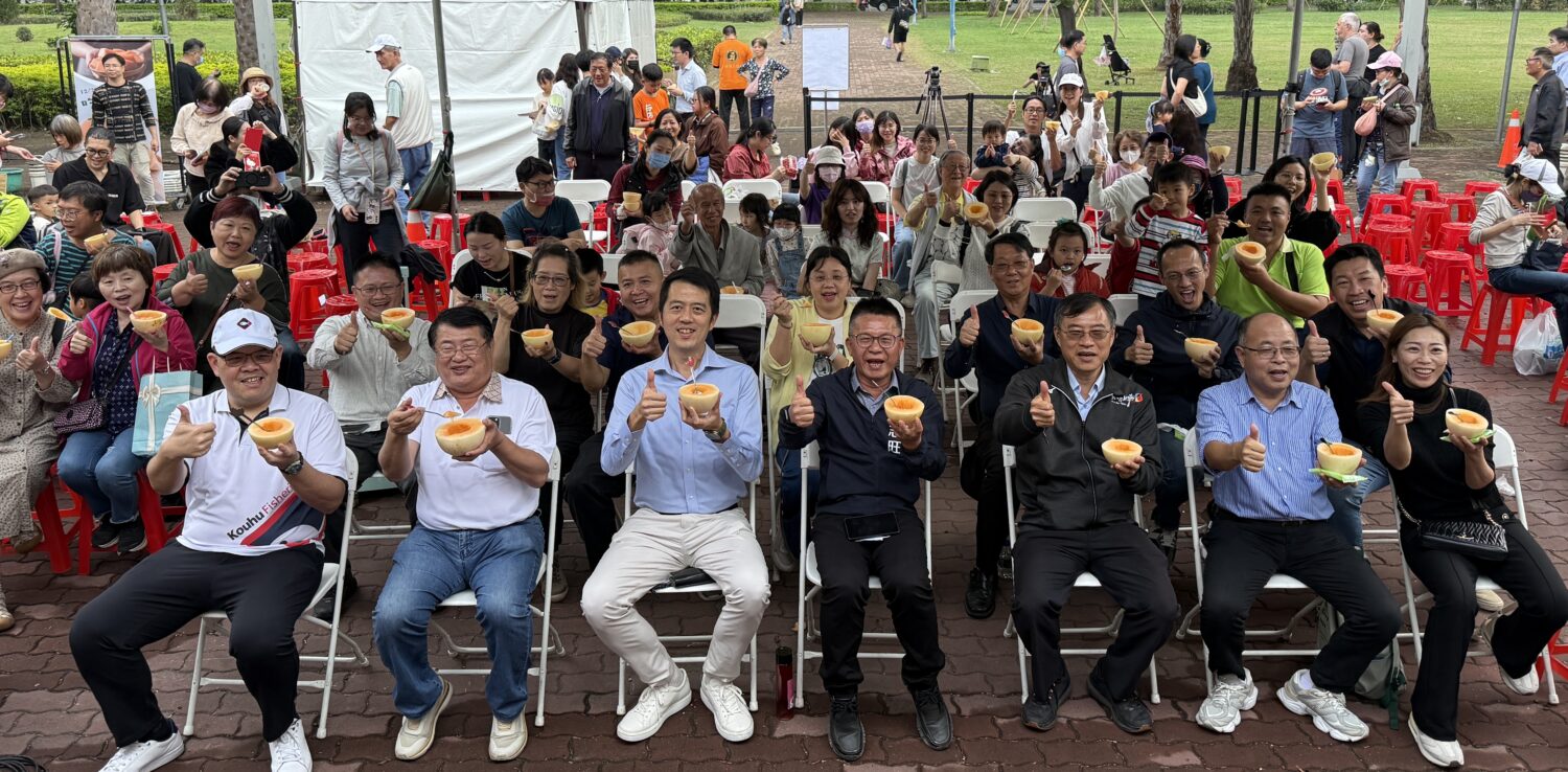 高雄農業局「天使」洋香瓜 神農市集千人搶鮮嚐