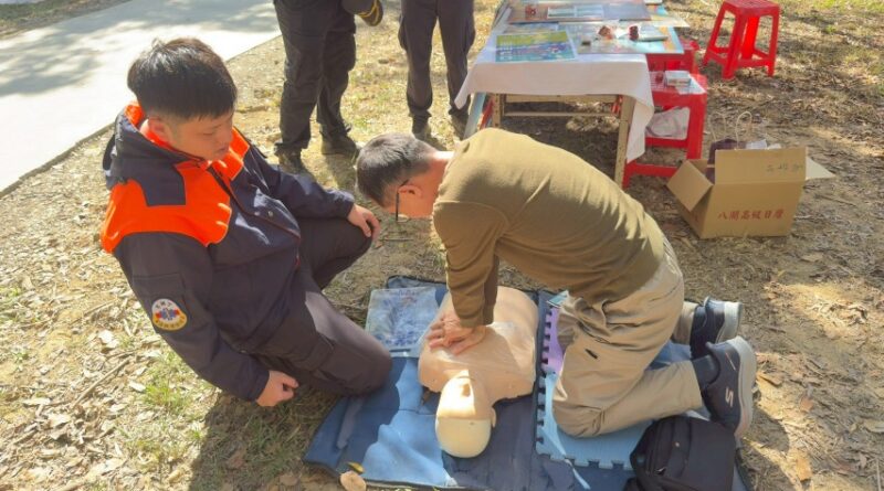 高雄消防第六大隊結合杉林向日葵音樂祭  推廣冬季防火安全宣導