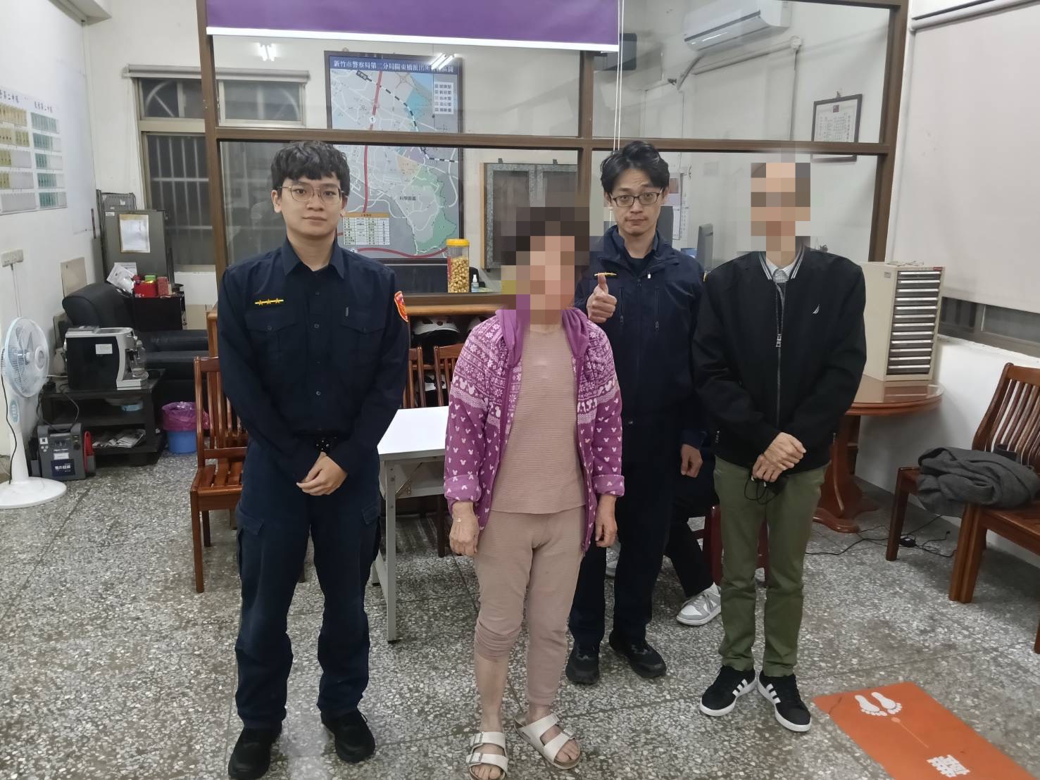跨轄協尋迅速應處　竹市警二分局成功救援走失長者