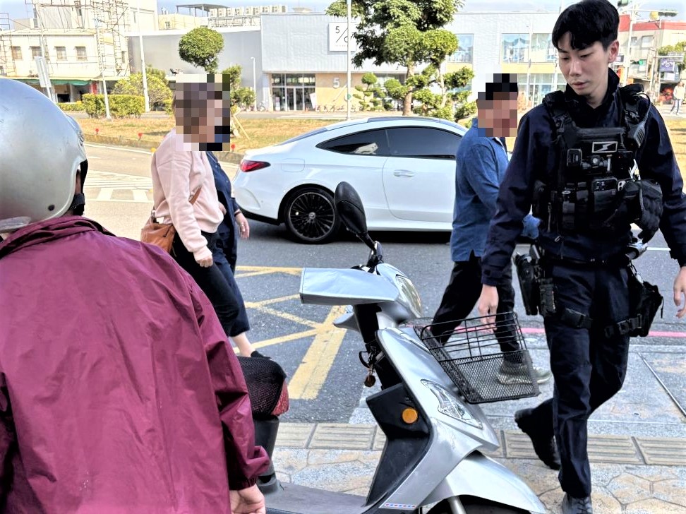 誤認機車失竊　後湖警積極助老婦尋回