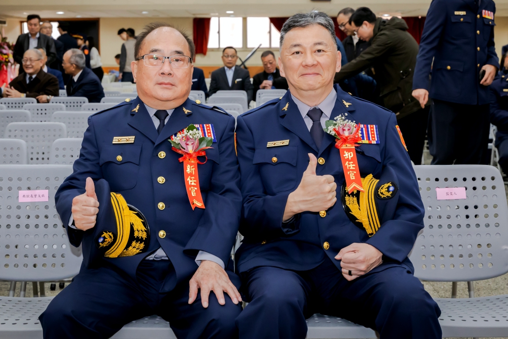 竹市新任警察局長陳源輝履新　正式肩負維護新竹市治安重責大任