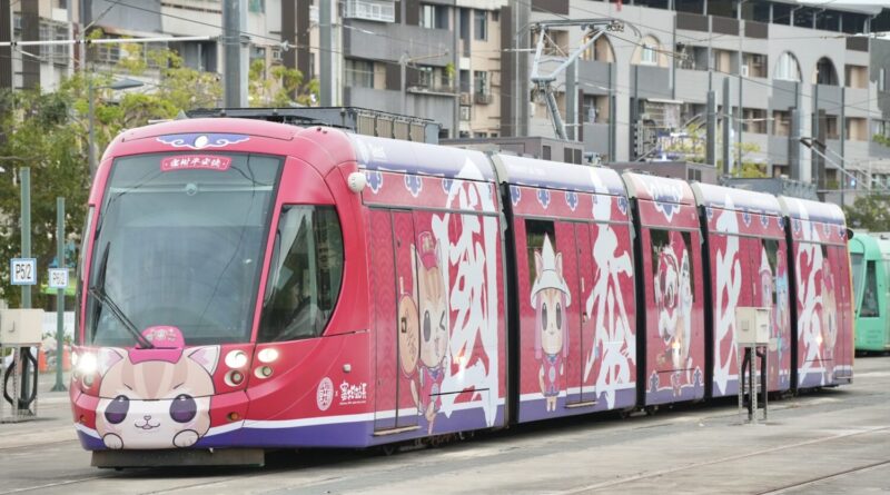 萌虎平安號輕軌超萌啟航   陳其邁出席輕軌列車啟航典禮