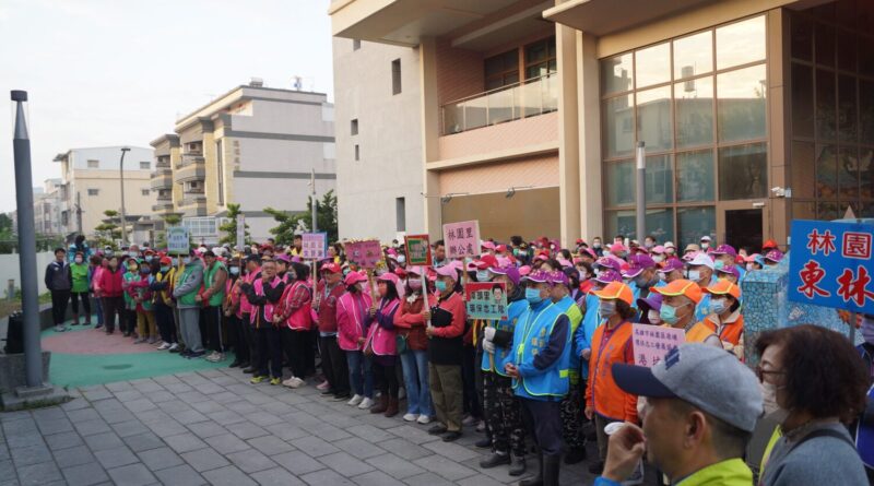 中油石化事業部 x 林園里政會 舉辦歲末寒冬掃街大掃除