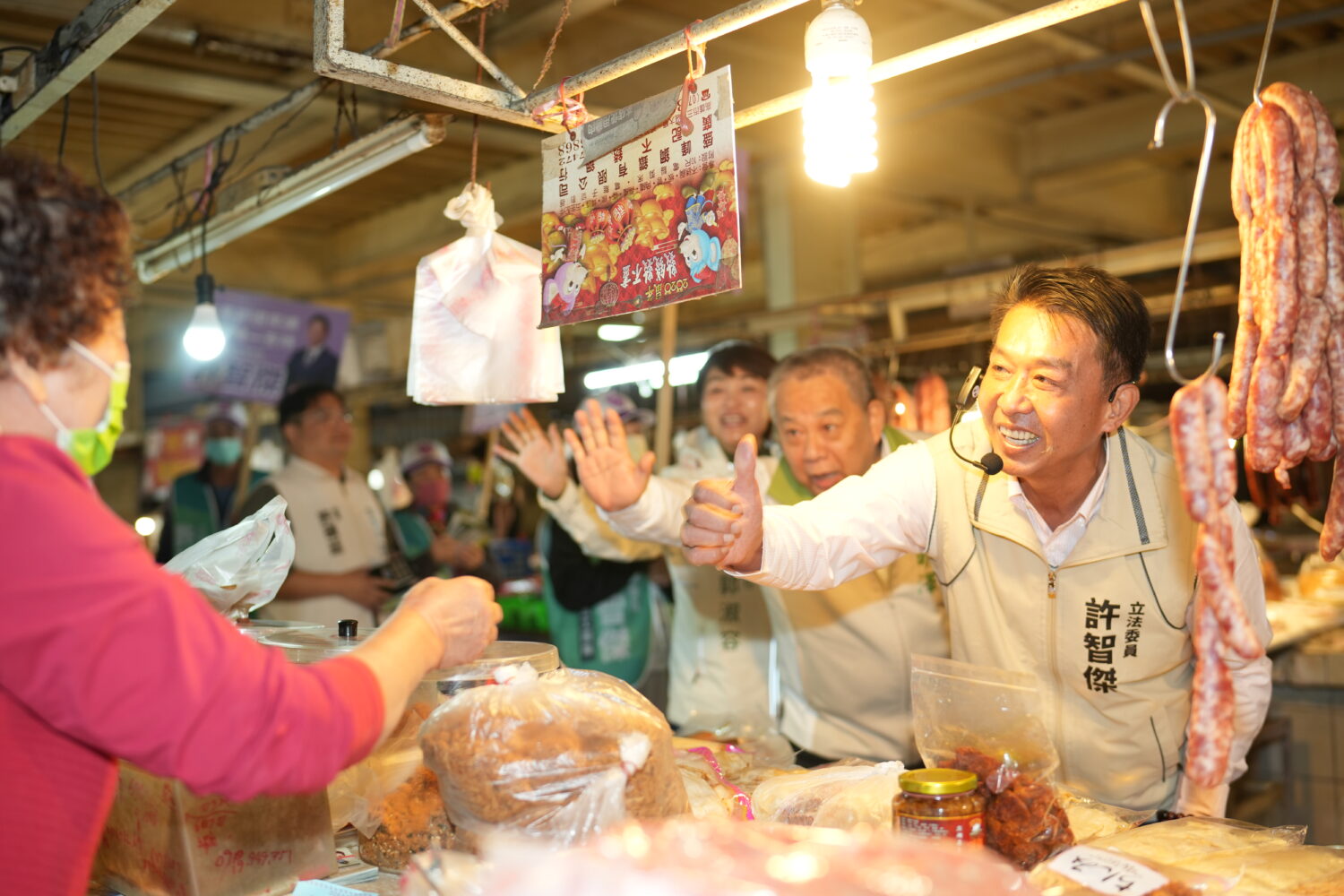 許智傑衝刺大岡山 民進黨初選民調前展現必勝信心 許智傑衝刺大岡山 民進黨初選民調前展現必勝信心