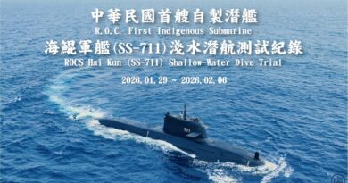 台船「海鯤軍艦」完成四次淺水潛航！公布影像供點閱