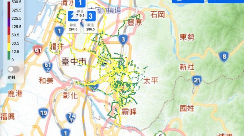 全國首創！臺中公車變身移動式空品偵測尖兵