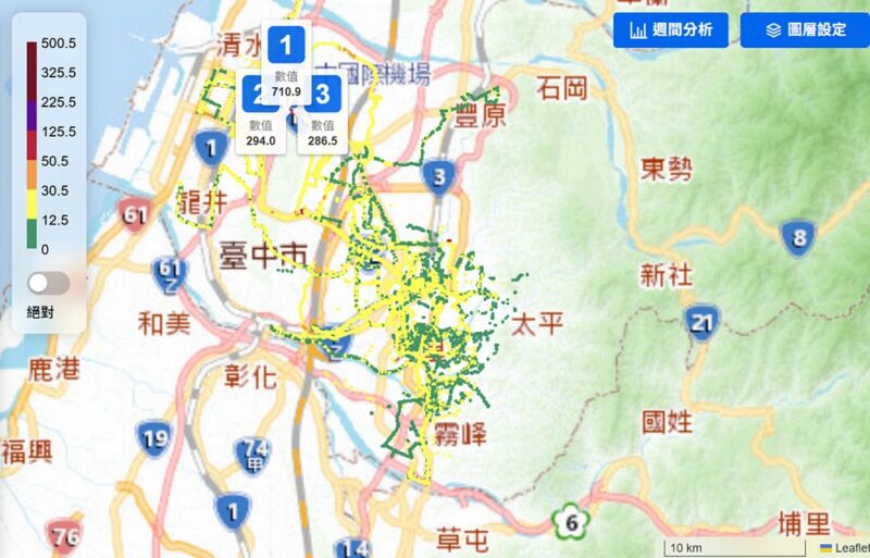 全國首創！臺中公車變身移動式空品偵測尖兵