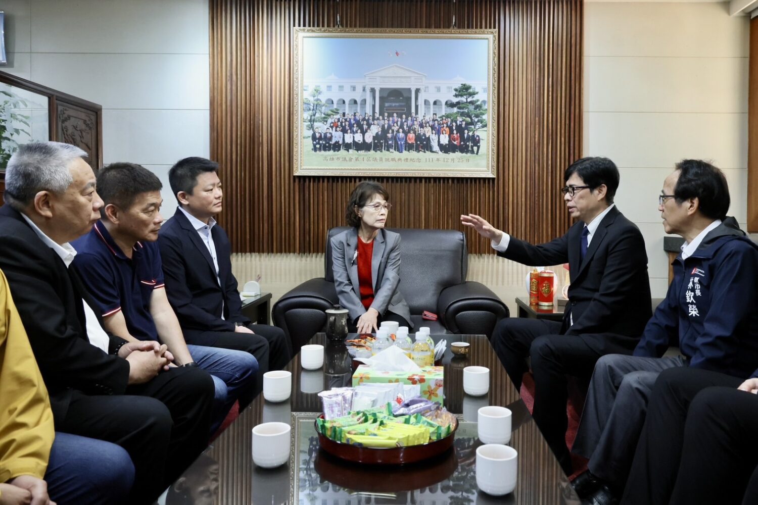 高雄市議會第4屆第7次定期大會開幕  陳其邁率領市府團隊前往議會