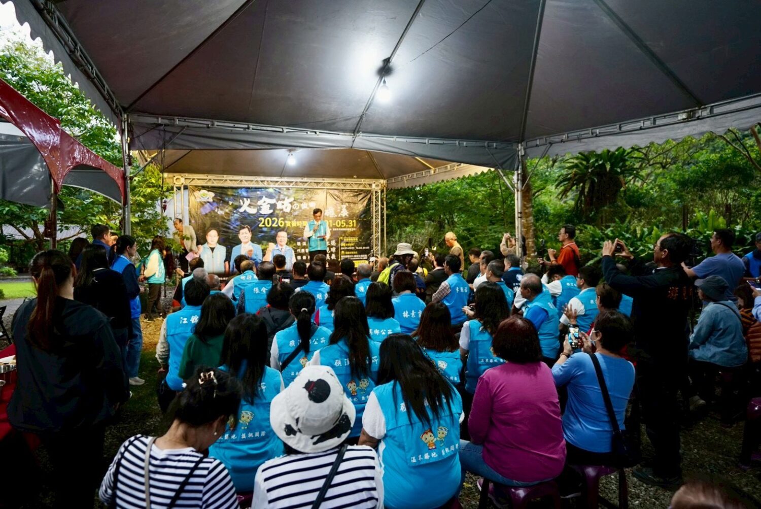 小礁溪推廣生態旅遊，透過公私協力合作，推動螢火蟲免費生態解說，獲得民眾熱烈迴響。圖/礁溪鄉公所提供