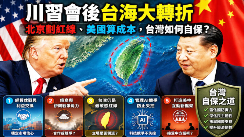 台灣紅線、模糊與自主選擇？  「川習會」後的台海三方棋局