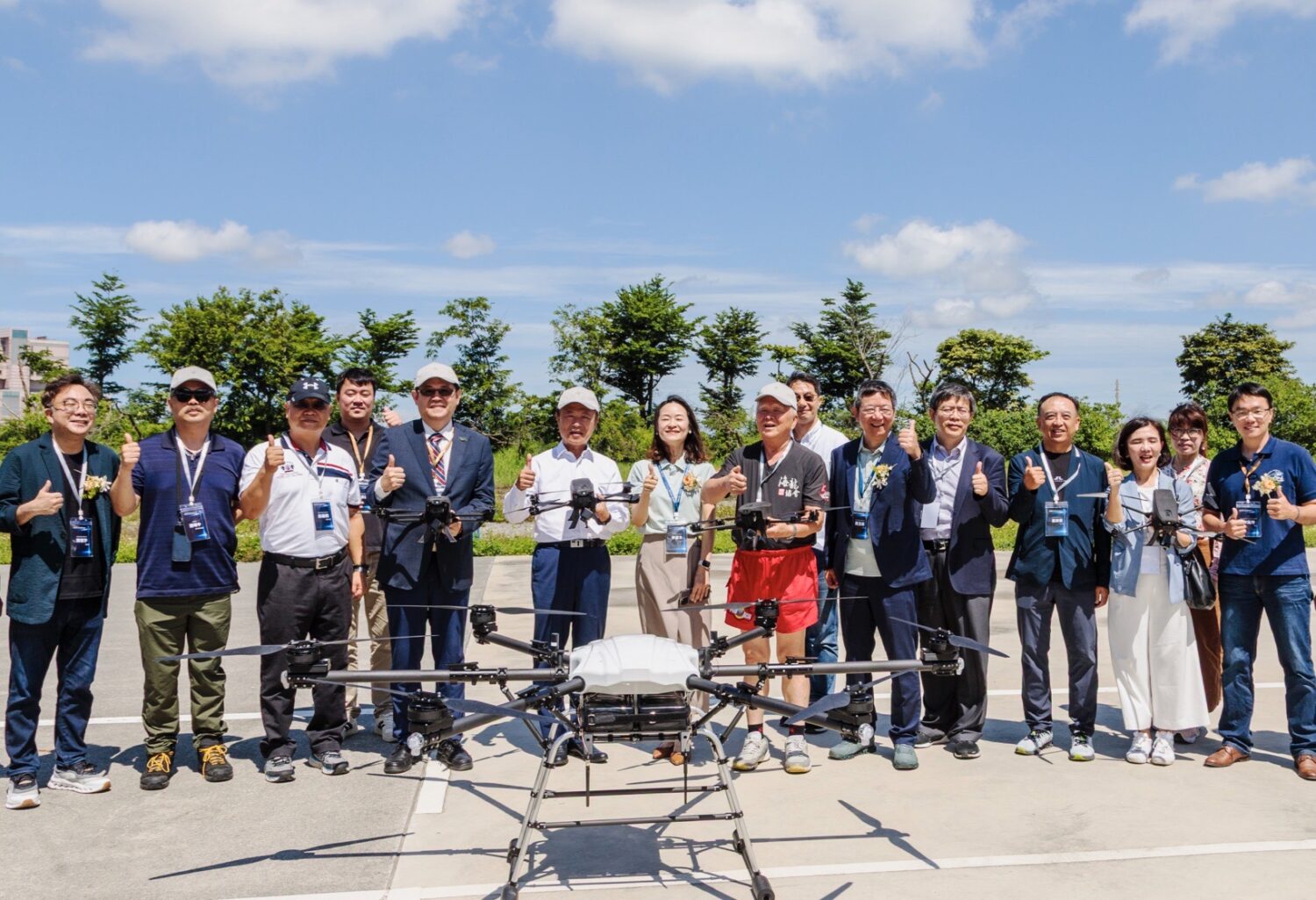 嘉義打造無人機產業鏈再進階 璿元科技發表多機ㄧ站式通訊系統