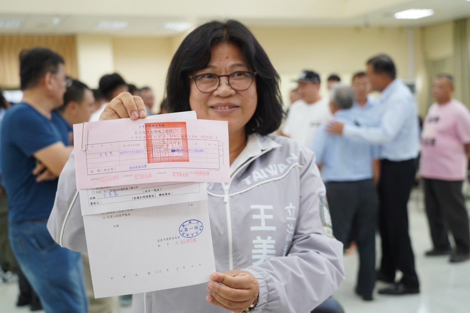 王美惠登記參選嘉義市長　大團結展現勝選氣勢